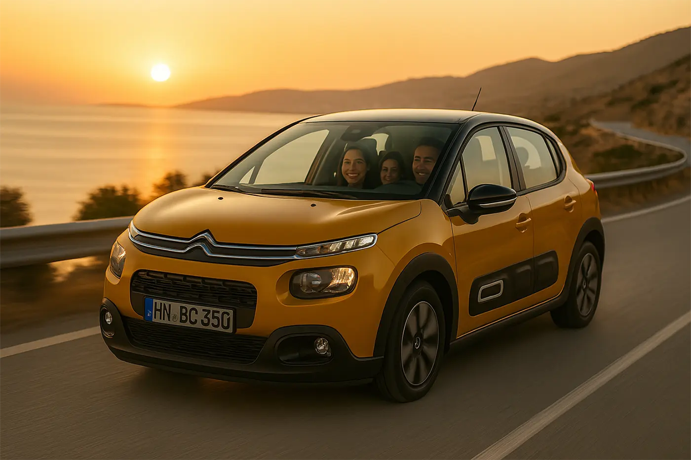 Citroën C3 Automatic Car Rental in Paros with Ace Cars Paros Car Rental 2