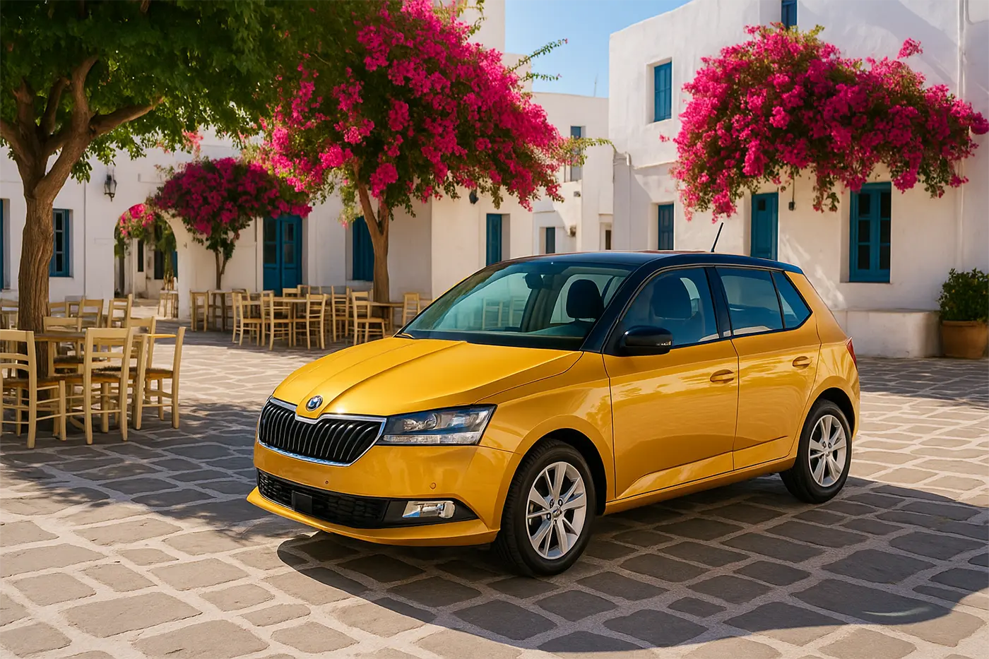 Skoda Fabia, Ενοικίαση αυτοκινήτου Πάρος