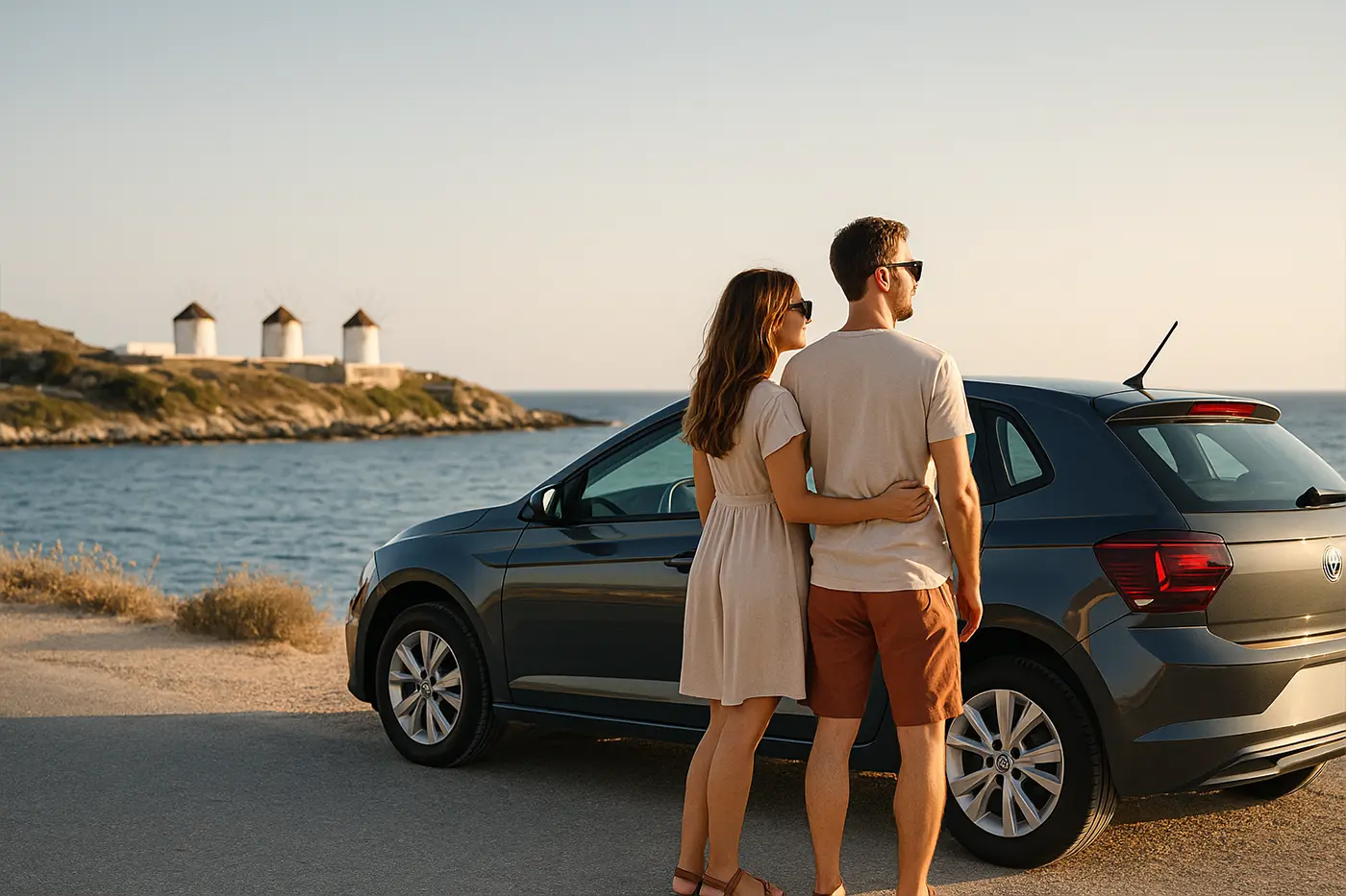 VW Polo, Ενοικίαση αυτοκινήτου Πάρος