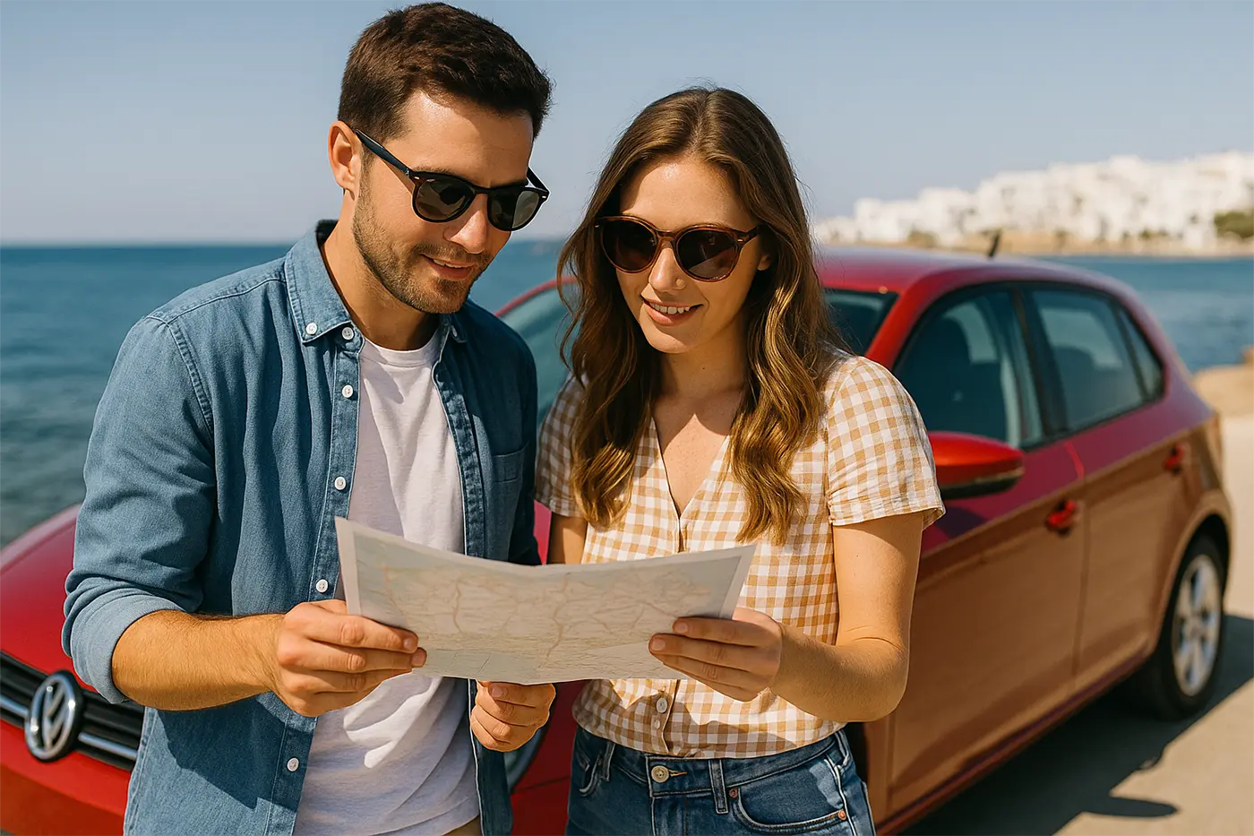 VW Polo Car Rental in Paros with Ace Cars Paros Car Rental
