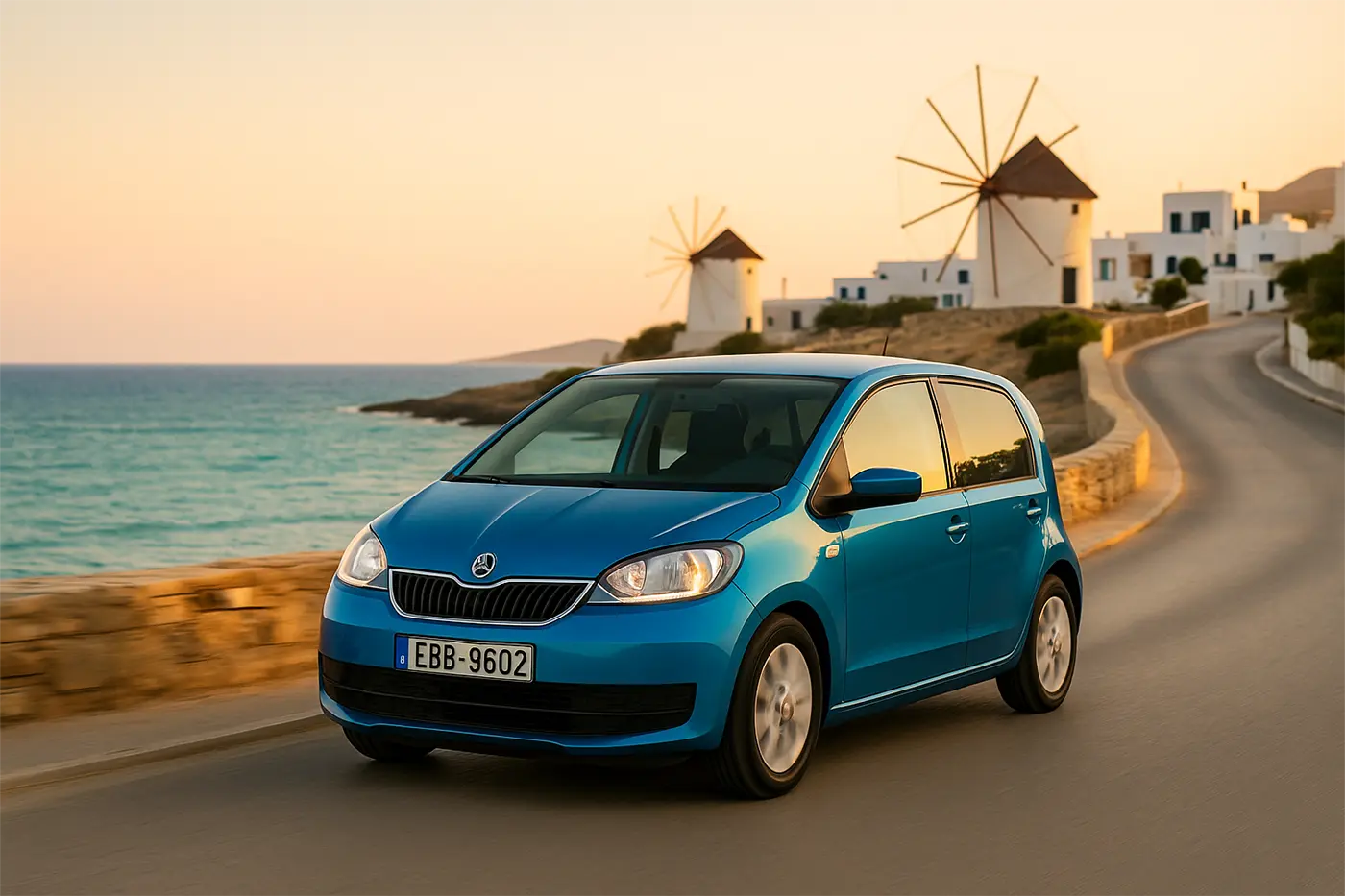 paros car rental ace paros citigo automatic